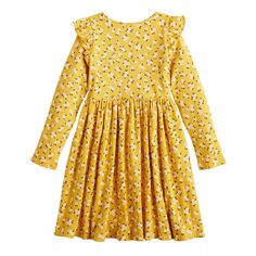 Платье Jumping Beans с оборками в рубчик для девочек 4–12 лет Jumping Beans