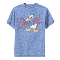 Красная футболка с надписью Disney&apos;s Donald Duck для мальчиков 8–20 лет и портретом Disney