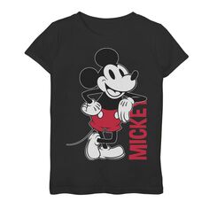Футболка винтажного дизайна с Микки Маусом Disney для девочек 7–16 лет Licensed Character