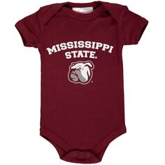 Боди Infant Maroon Mississippi State Bulldogs Arch &amp; Logo Unbranded