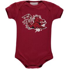 Боди с большим логотипом Infant Garnet South Carolina Gamecocks Unbranded