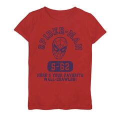 Любимая футболка с рисунком «Человек-паук Marvel» для девочек 7–16 лет с 1962 года Marvel
