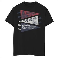 Летняя футболка 77 с баннерами и графическим рисунком «Звездные войны» для мальчиков 8–20 лет Star Wars