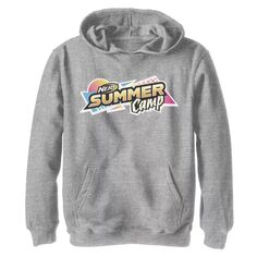 Толстовка с логотипом Nerf Summer Camp для мальчиков 8–20 лет в стиле ретро Nerf
