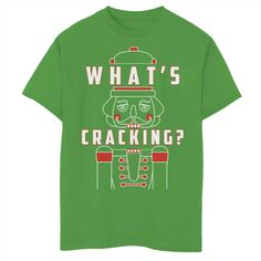 Рождественская футболка с рисунком What&apos;s Cracking для мальчиков 8–20 лет Nutracker Licensed Character