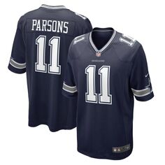 Молодежная игровая майка Nike Micah Parsons Navy Dallas Cowboys Nike