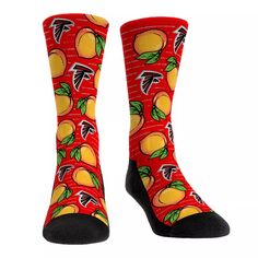 Молодежные носки Rock Em Socks Atlanta Falcons Localized Food Crew Socks Unbranded