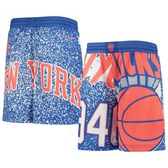 Молодежные синие шорты Mitchell &amp; Ness New York Knicks Hardwood Classics Jumbotron Unbranded