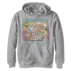 Флисовый пуловер с капюшоном и рисунком Fifth Sun Venice Beach для мальчиков 8–20 лет Licensed Character