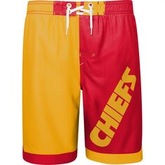 Молодежные шорты Kansas City Chiefs Conch Bay золотистого/красного цвета Outerstuff