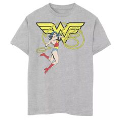 Футболка с логотипом «Лассо истины» для мальчиков 8–20 лет DC Comics «Чудо-женщина» Licensed Character