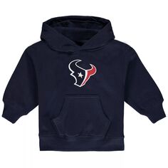Темно-синий пуловер с капюшоном и логотипом Toddler Houston Texans Team Outerstuff