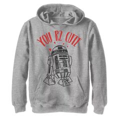 Пуловер с капюшоном и рисунком «Звездные войны R2-D2» для мальчиков 8–20 лет Licensed Character