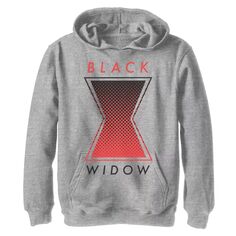 Флисовый пуловер с графическим логотипом Marvel Black Widow для мальчиков 8–20 лет Marvel
