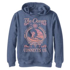 Толстовка с коралловым рисунком Disney&apos;s Moana Boys 8-20 The Ocean Connects Us Licensed Character