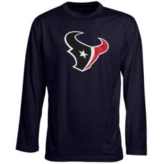 Футболка с длинным рукавом и логотипом команды дошкольников Houston Texans — темно-синий Outerstuff