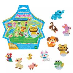 Набор тем для Aquabeads Arts &amp; Crafts Animal Buddies Aquabeads