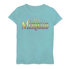 Классическая футболка с графическим логотипом Disney&apos;s «Русалочка» для девочек 7–16 лет Disney