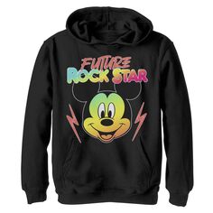 Флисовая футболка с Микки Маусом Disney для мальчиков 8–20 лет, будущая рок-звезда Disney
