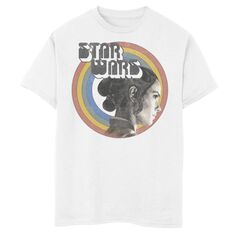 Винтажная футболка с радужным рисунком для мальчиков 8–20 лет «Звездные войны: Скайуокер. Восхождение Рей» Licensed Character
