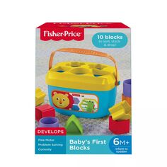 Первые кубики Fisher-Price для малышей Fisher-Price