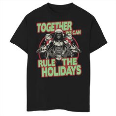 Рождественская футболка с рисунком «Санта-солдат» для мальчиков 8–20 лет Star Wars