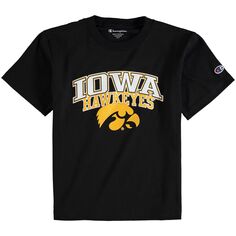 Черная футболка из джерси Youth Champion Iowa Hawkeyes Champion