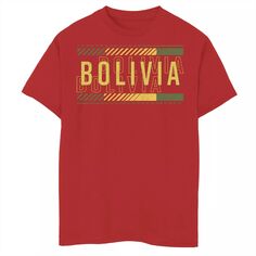Футболка с надписью Gonzales Bolivia для мальчиков Licensed Character