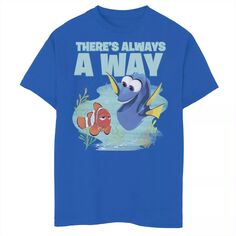 Футболка с графическим рисунком Disney/Pixar&apos;s Finding Dory Boys 8-20 Always A Way Disney / Pixar