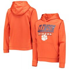 Молодежный оранжевый пуловер с капюшоном Clemson Tigers Fast Outerstuff