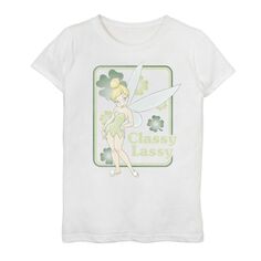 Стильная футболка с рисунком «День святого Патрика» для девочек 4–16 лет Disney&apos;s «Питер Пэн» и «Тинкер Белл» Disney