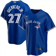 Молодежная футболка Nike Владимира Герреро-младшего Royal Toronto Blue Jays Альтернативная реплика игрока Nike