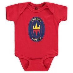 Красное боди с логотипом Newborn Chicago Fire Primary Outerstuff