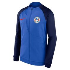 Молодежная куртка Nike Blue Club America 2023/24 Academy Pro Anthem Raglan Performance с молнией во всю длину Nike