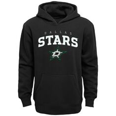 Черный пуловер с капюшоном Youth Dallas Stars Team Outerstuff