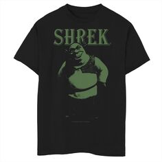Темная футболка с рисунком «Шрек» для мальчиков 8–20 лет DreamWorks