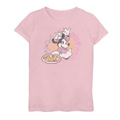 Футболка с рисунком «Оживи свою жизнь» Disney&apos;s Minnie Mouse для девочек 7–16 лет Licensed Character, розовый