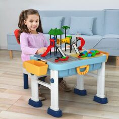 Набор детского стола 6-в-1 со стулом Slickblue