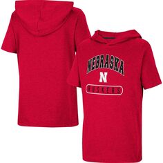 Футболка с капюшоном Youth Colosseum Scarlet Nebraska Huskers Varsity Colosseum