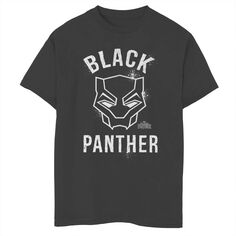 Футболка с ярким графическим рисунком Marvel Black Panther для мальчиков 8–20 лет Licensed Character