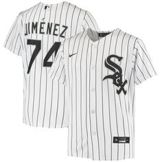 Молодежная футболка Nike Eloy Jimenez White Chicago White Sox Home Replica Player Jersey Nike