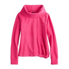 Пуловер SO из микрофлиса с воротником-воронкой для девочек 6–20 лет в цвете Regular и Plus SO, розовый