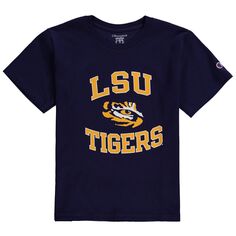 Фиолетовая футболка из джерси молодежной команды LSU Tigers Circling Team Champion