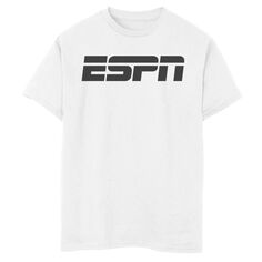 Черная футболка с логотипом ESPN для мальчиков 8–20 лет Licensed Character