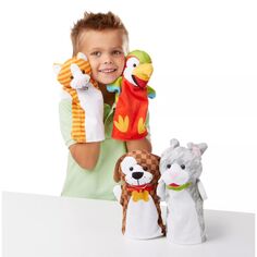 Ручные куклы Melissa &amp; Doug Playful Pets Melissa &amp; Doug