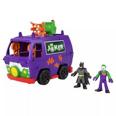 Игровой набор Fisher-Price DC Super Friends The Joker Van HQ Fisher-Price