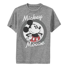 Футболка с изображением развевающегося портрета Disney&apos;s Mickey Mouse для мальчиков 8–20 лет Disney