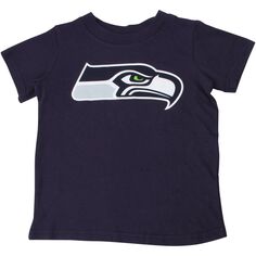 Футболка с логотипом команды Seattle Seahawks Infant Team - Темно-синий Outerstuff
