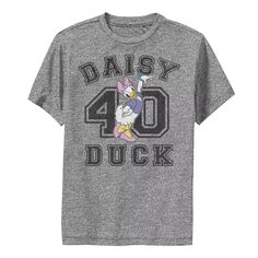 Футболка Disney&apos;s Daisy Duck с надписью Varsity Text № 40 для мальчиков 8–20 лет и графическим рисунком Disney
