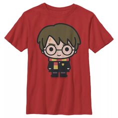 Симпатичная футболка с портретом и графическим рисунком в мультяшном стиле для мальчиков 8–20 лет с Гарри Поттером Harry Potter